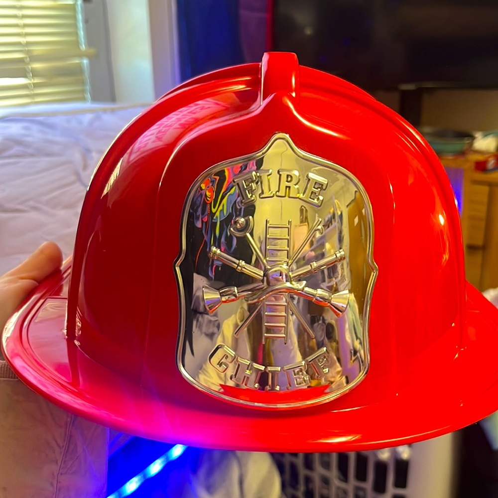 Spirit Halloween Deluxe Fireman Helmet - UNISEX